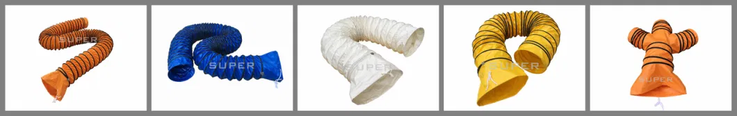 4"-60" Spiral Ventilation Flexible Duct for Ship Building Air Ventilation