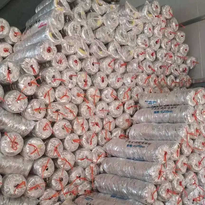 Insulated Flexible Air Duct/Hose Fiberglass Aluminum Foil Insulated Pipe Insulation Duct