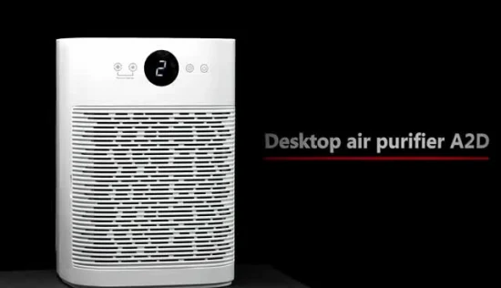 Olansi Purificateur d'air de bureau Mini purificateur d'air avec filtre HEPA H13