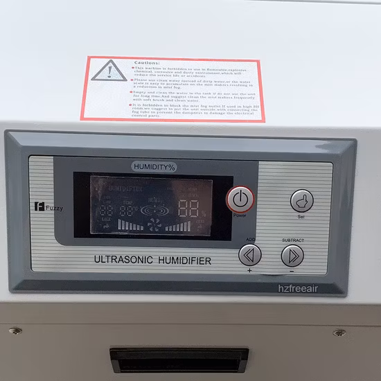 Humidificateur ultrasonique de brume froide de contrôle d'humidité de pièce de fabrication d'OEM 4000ml